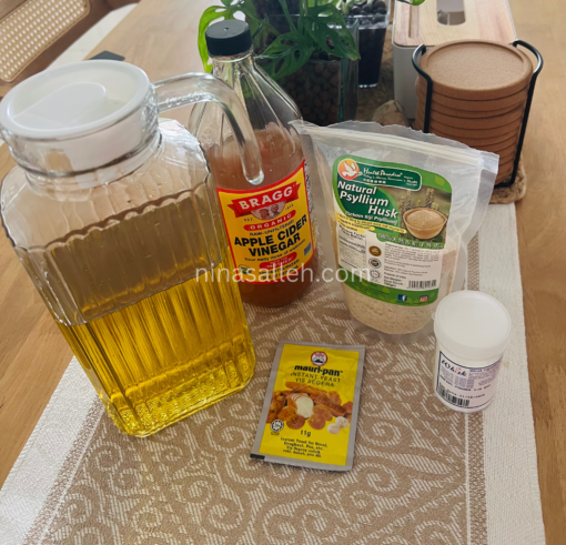 bahan untuk roti gluten free